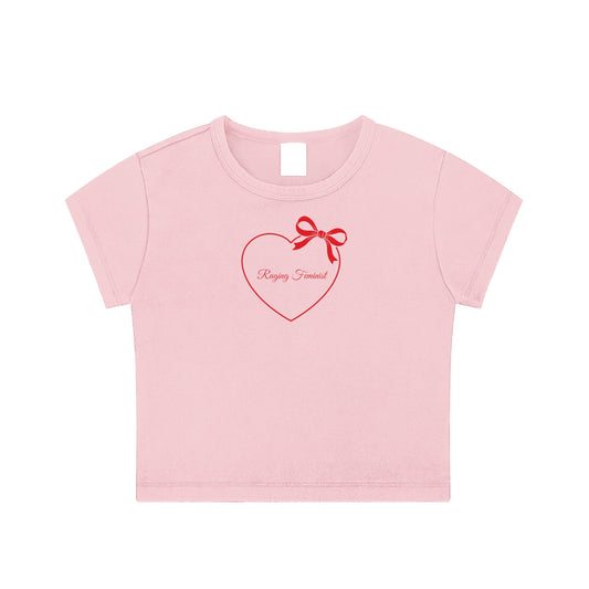 Raging Feminist Baby Doll Tee